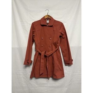Patagonia Trench Coat Womens S Negril Jacket Belted Organic Cotton
